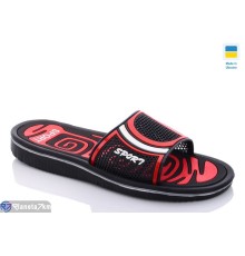 Шлепки чоловічі на літо (8 пар р.40-45) чорний  "LUCKY"