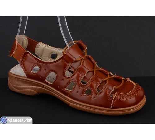 Туфлі жіночі на літо (8 пар р.37-42) коричневий  "REGA"