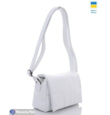 Сумка жіноча 15*21*9 см,  білий  "Lusia"