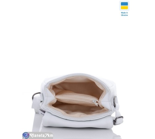 Сумка жіноча 15*21*9 см,  білий  "Lusia"