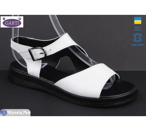 Босоніжки жіночі на літо (6 пар р.36-40) білий "Garti" Босоніжки жіночі на літо (6 пар р.36-40) білий "Garti"