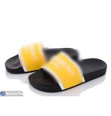 Шлепки жіночі на літо (8 пар р.36-41) жовтий  "VIOLA"