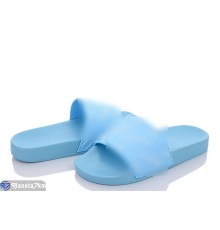 Шлепки жіночі на літо (8 пар р.36-41) блакитний  "VIOLA"