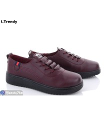 Туфлі жіночі на весну/осінь (6 пар р.41-43) бордовий  "Trendy"