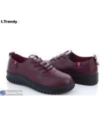 Туфлі жіночі на весну/осінь (8 пар р.36-41) бордовий  "Trendy"
