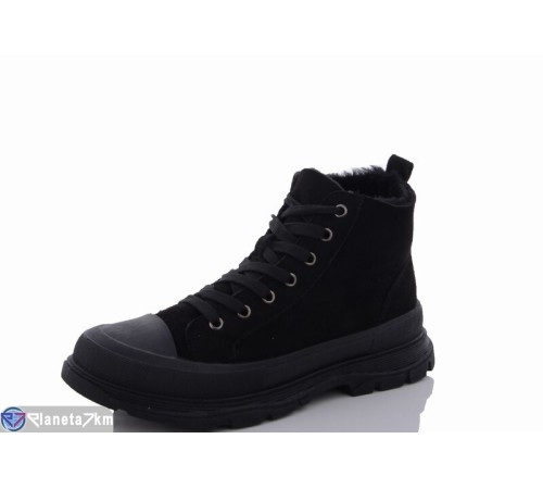 Черевики жіночі на зиму (8 пар р.36-41) чорний  "CLAN"