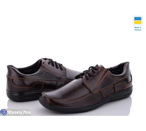 Туфлі чоловічі на весну/осінь (8 пар р.40-45) коричневий  "OLLA"