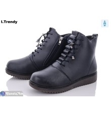 Черевики жіночі на зиму (8 пар р.37-42) синій  "Trendy"