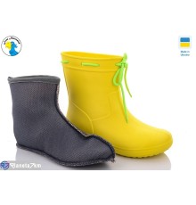 Жіночі чоботи з піни на весну/осінь (6 пар р.36-41) жовтий  "Jose Amorales"