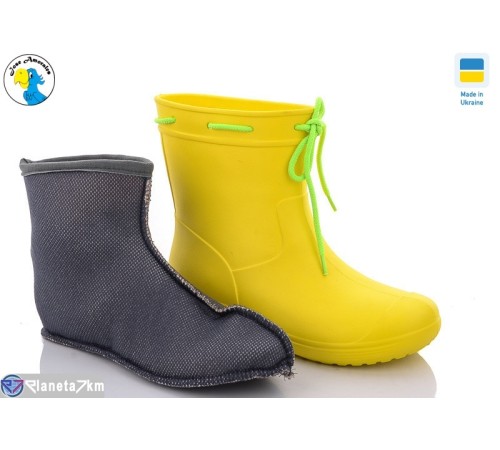 Жіночі чоботи з піни на весну/осінь (6 пар р.36-41) жовтий  "Jose Amorales"