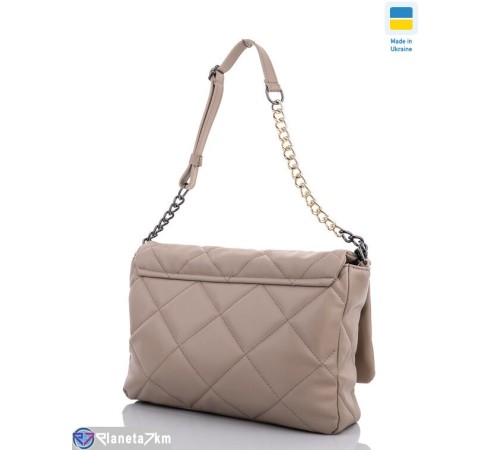Сумка жіноча 25*35*9 см,  бежевий  "Lusia"
