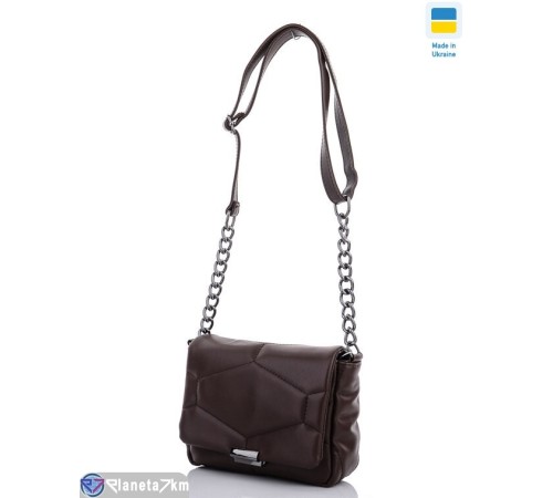 Сумка жіноча 15*20*7 см,  коричневий  "Lusia"