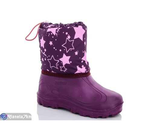 Дитячі чоботи з піни на зиму (8 пар р.30-37) фіолетовий  "KaPira"