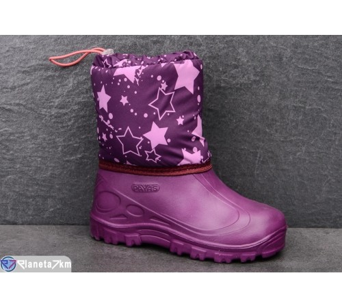 Дитячі чоботи з піни на зиму (8 пар р.30-37) фіолетовий  "KaPira"