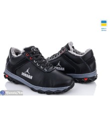 Черевики чоловічі на зиму (8 пар р.40-45) чорний  "LEOBAZA"