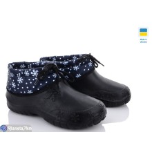 Калоші жіночі на зиму (8 пар р.37-41) синій  "Gelena"
