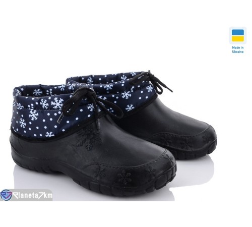 Калоші жіночі на зиму (8 пар р.37-41) синій  "Gelena" Калоші жіночі на зиму (8 пар р.37-41) синій  "Gelena"