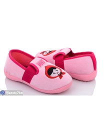 Тапки дитячі на весну/осінь (6 пар р.21-24) рожевий  "LUXORIS"