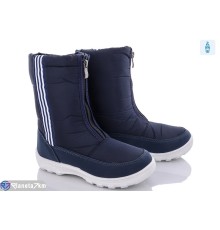 Дутики дитячі на зиму (7 пар р.33-36) синій  "Gelena"