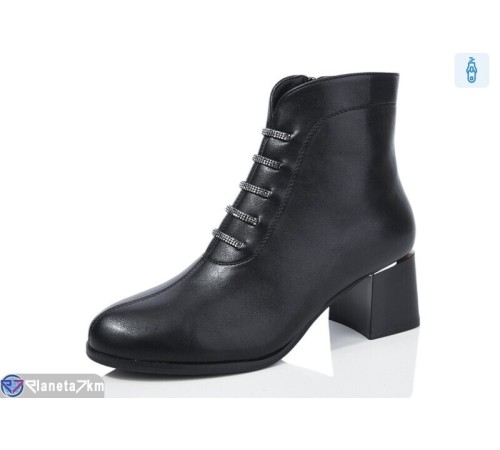 Черевики жіночі на весну/осінь (6 пар р.37-41) чорний  "LIMPO"