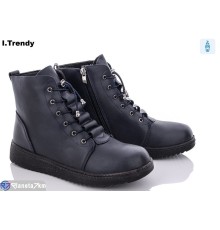 Черевики жіночі на весну/осінь (6 пар р.41-43) синій  "Trendy"