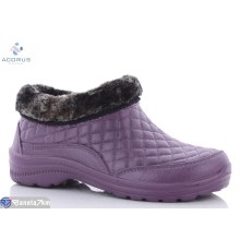 Калоші жіночі на зиму (12 пар р.37-41) фіолетовий  "Acorus"