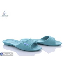 Шлепки жіночі на літо (10 пар р.36-41) блакитний  "Acorus"