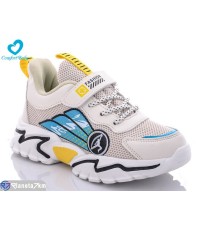 Дитячі кросівки на весну/осінь (8 пар р.33-38) бежевий  "Comfort-baby"