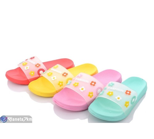 Шлепки жіночі на літо (12 пар р.36-41) мікс  "LINKA"