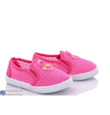 Мокасини дитячі на весну/осінь (12 пар р.26-31) рожевий  "DOMINGO"