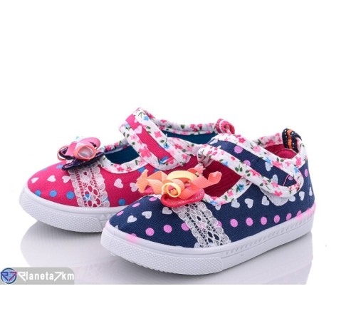 Тапки дитячі на весну/осінь (24 пар р.21-26) мікс  "DOMINGO"