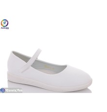 Дитячі туфлі на весну/осінь (8 пар р.32-37) білий  "Леопард"