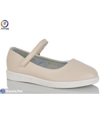 Балетки дитячі на весну/осінь (8 пар р.32-37) бежевий  "Леопард"