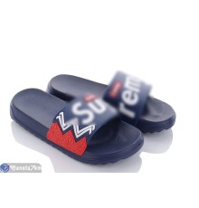 Шлепки дитячі на літо (8 пар р.36-41) синій  "LULI"