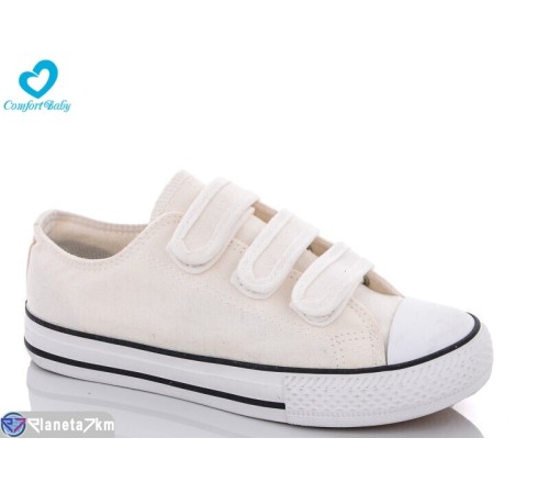 Дитячі кеди на весну/осінь (7 пар р.36-40) білий  "Comfort-baby"