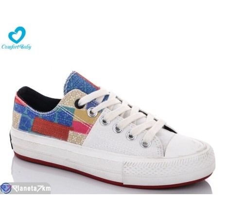 Дитячі кеди на весну/осінь (6 пар р.35-39) білий "Comfort-baby" Дитячі кеди на весну/осінь (6 пар р.35-39) білий "Comfort-baby"