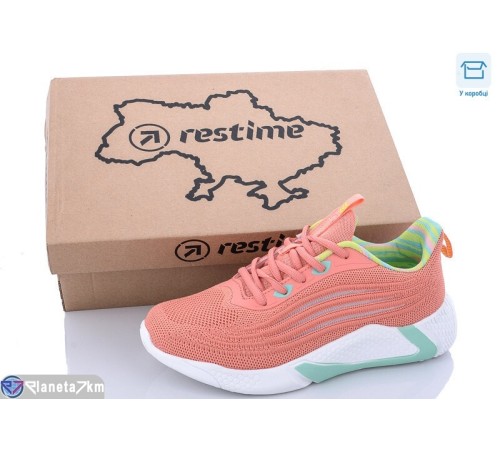 Кросівки жіночі на весну/осінь (8 пар р.36-41) рожевий  "Restime"