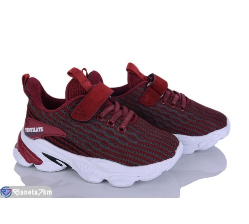 Дитячі кросівки на весну/осінь (8 пар р.26-31) бордовий  "Laifakids"