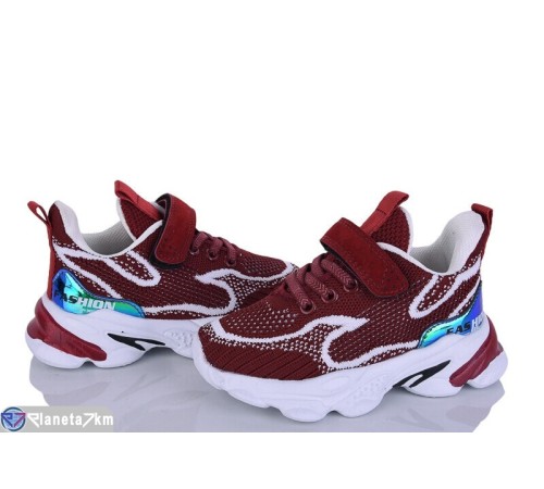 Дитячі кросівки на весну/осінь (8 пар р.26-31) бордовий  "Laifakids"