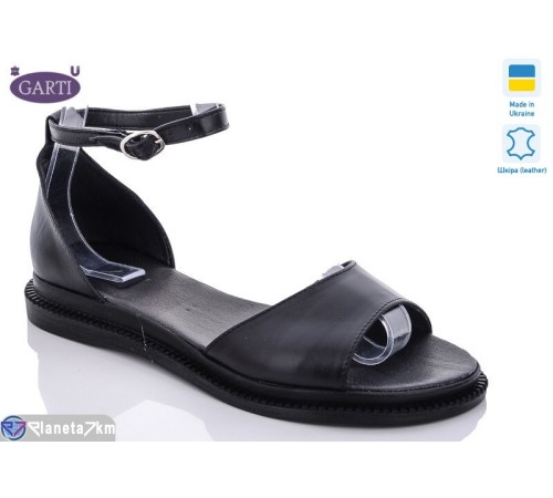 Босоніжки жіночі на літо (6 пар р.36-40) чорний  "Garti"