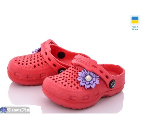 Кроки дитячі на літо (8 пар р.20-27) червоний  "Ladmir"