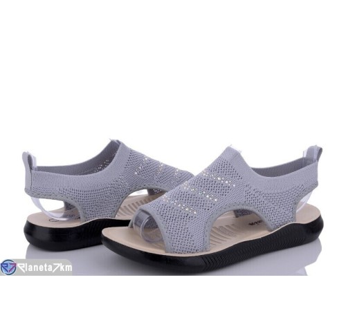 Босоніжки жіночі на літо (8 пар р.36-41) сірий  "DIXA"