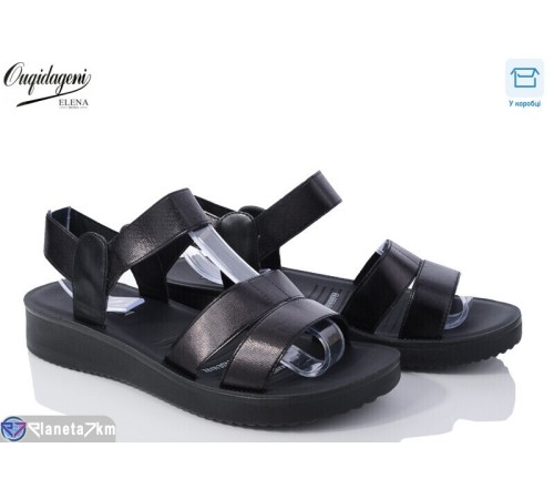 Босоніжки жіночі на літо (8 пар р.40-43) чорний  "Dageni"