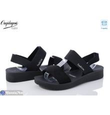 Босоніжки жіночі на літо (8 пар р.40-43) чорний  "Dageni"