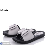 Шлепки жіночі на літо (8 пар р.36-41) сірий  "Trendy"