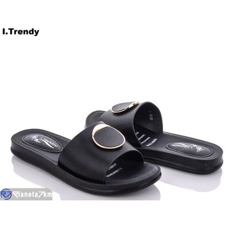 Шлепки жіночі на літо (8 пар р.36-41) чорний  "Trendy"