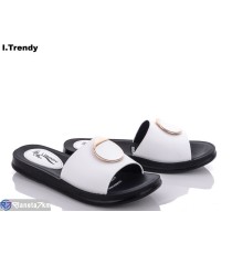 Шлепки жіночі на літо (8 пар р.36-41) білий  "Trendy"