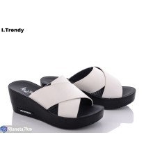 Шлепки жіночі на літо (8 пар р.36-41) бежевий  "Trendy"