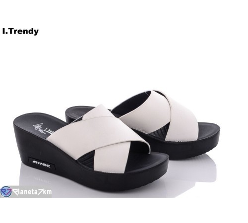 Шлепки жіночі на літо (8 пар р.36-41) бежевий  "Trendy"