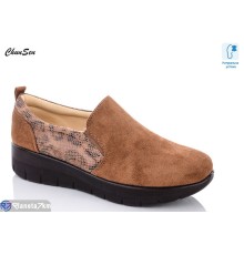 Туфлі жіночі на весну/осінь (8 пар р.37-42) коричневий  "Chunsen"